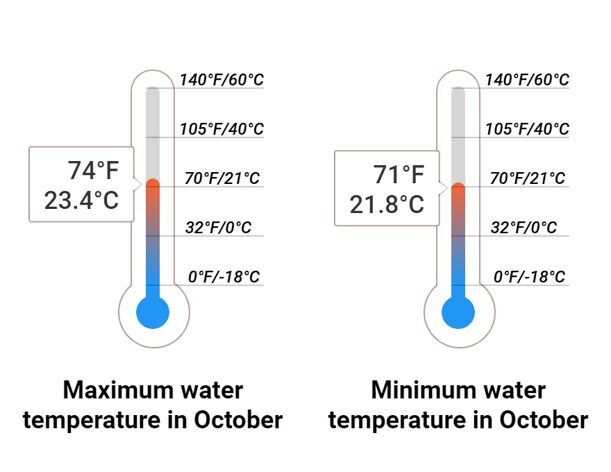 Average Sea temperature